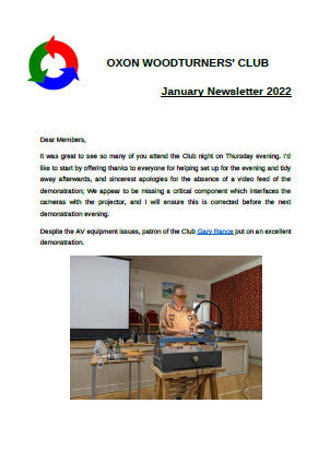 Newsletter January 2022